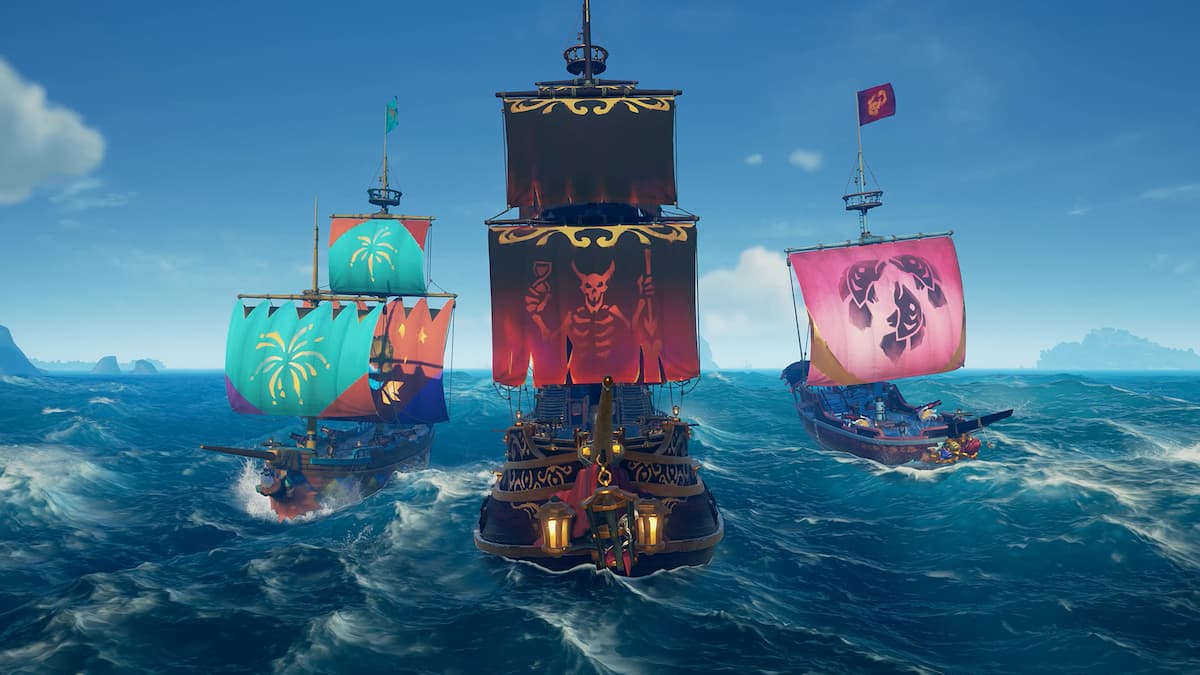 The Sloop, Brigantine, and Galleon in Sea of Thieves